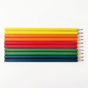 Lápices de Dibujo Triangulares de Madera de un Solo Color, No Tóxicos, HB 2B Estándar, con Borradores en la Punta, para Sets de Dibujo Promocionales - Product Image 2