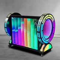 Mesa de DJ Plegable Abyss con Luz LED, Personalizable con Logotipo VIP, Portátil, para KTV, Bar, Discoteca