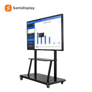 Tableau interactif 86 pouces tout-en-un, écran tactile, ordinateur, panneau plat interactif sans projecteur, haute sensibilité - Product Image 1