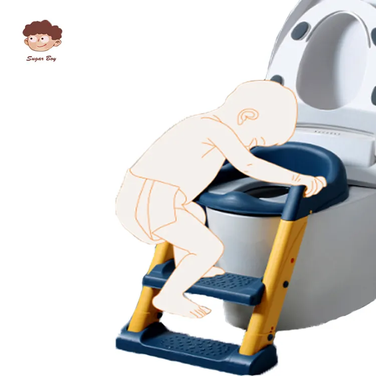 XIAOTANGLANG Sell New Design Soft Seat Kids Toilet Boys Pee Trainer with Handle Life Goods With Step - Glasses