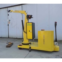 CE Heavy Duty 1000kg Pliant Mini Électrique Plancher Petites Grues De Levage Hydraulique Portable Grue Électrique Automatique Grue De Plancher