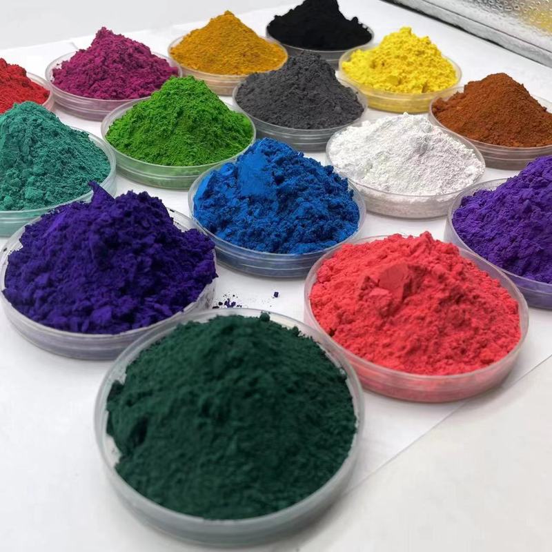 Iron Oxide Black red orange yellow