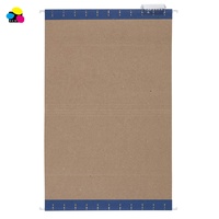 Fournisseur de papeterie 2026 – Lot de 25/boîte – Classeurs suspendus en papier recyclé format Lettre coupé en 1/5, assortiment de cinq couleurs foncées, recyclables