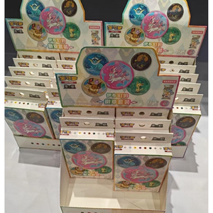 YQ Original 2026 Nouveaux jeux de société arrivés <span class=keywords><strong>Pokémon</strong></span> SV17.5 CSV9.5C Terastal Festival Eeveelution Ensemble de badges scellé en usine Anime - Product Image 6