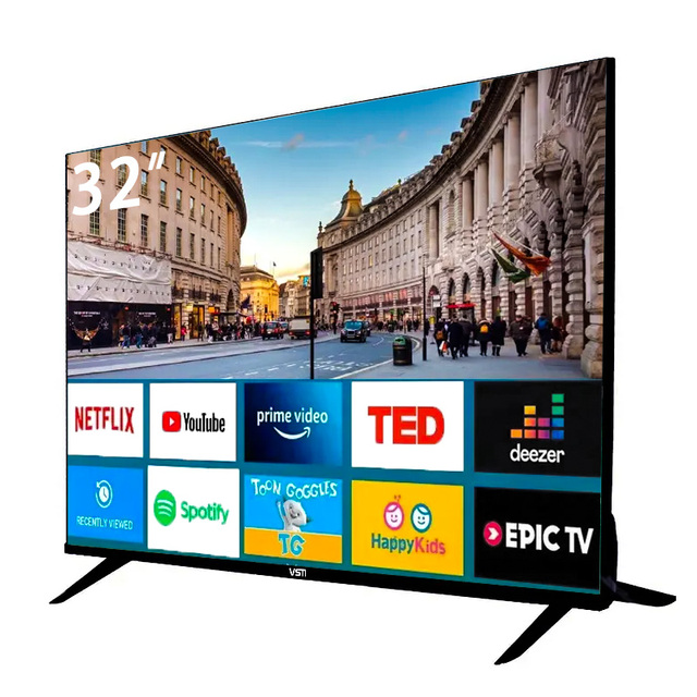 VSTI 32 Inch Smart TV LED 43 50 55 65 70 75 85 100 Inches Android Google Television LED TV