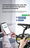 Verrou de vélo biométrique TUYA, antivol, déverrouillage sans clé, verrouillage par câble USB, adapté aux vélos et aux motos