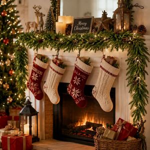 Guirlande de sapin de Noël artificiel, vigne de pin de Norfolk 400g pour la décoration du cheminée, de la porte et des escaliers - Product Image 2