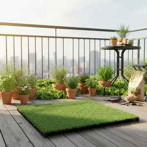 Matériau de drainage <span class=keywords><strong>en</strong></span> PP recyclé, cellule <span class=keywords><strong>en</strong></span> <span class=keywords><strong>plastique</strong></span> emboîtable pour <span class=keywords><strong>terrasse</strong></span>, balcon, toit, jardin et parking, pour la gestion de l'eau de pluie - Product Image 4