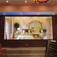 Pantalla LED TOPLED, Holograma Deslumbrante Programable, Mini, Película Japonesa Gratuita, Contador Digital Grande, Pantalla LED de Pared Emergente para DJ, Letrero con Texto
