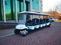 Fabricant chinois chariots de golf électriques 12 places prix bon marché Buggy voiture à vendre Club chinois Mini 60v batterie levée Golf Buggy
