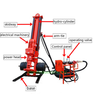 ポータブル小型3kWDth水井戸コンクリート岩掘削リグ - Product Image 2