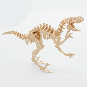 2025 phổ biến trẻ em của khủng long ghép hình câu đố tự làm bằng gỗ trò chơi câu đố 3D câu đố bằng gỗ - Product Image 2