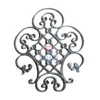 Rosetas de Hierro Forjado Huayi para Puertas y Portones, Resistentes al Óxido y al Agua, Duraderas, con 1 Año de Garantía, Diseño Contemporáneo