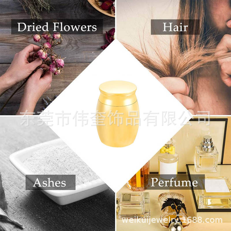 JYT Stainless Steel Pet Cremation Urn | Small Animal Memorial Casket for Dogs Cats