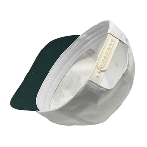 <span class=keywords><strong>Gorra</strong></span> Snapback de 5 Paneles Blanca con Diseño Ripstop, sin Estructura, con Hebilla de Plástico, Estilo Dad Hat para <span class=keywords><strong>Hombre</strong></span> y Mujer, en Oferta - Product Image 4