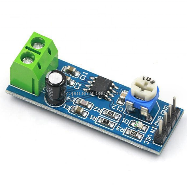 Mono Audio Power Amplifier Board 200x Gain Amplifier Module LM386 Power Amplifier Board