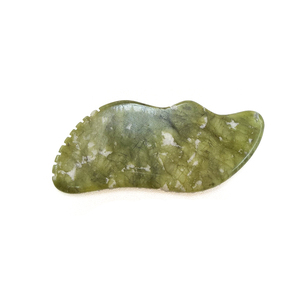 Piedra Gua Sha Facial de Jade Verde, Tabla Gua Sha Corporal, Masajeador de Raspado, Herramienta de Masaje Facial Lifting, Terapia de Acupuntura Facial - Product Image 4