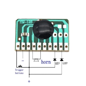 12 canciones infantiles, módulo de música de dos tonos, 12 canciones <span class=keywords><strong>en</strong></span> <span class=keywords><strong>inglés</strong></span> con módulo de centelleo LED - Product Image 6