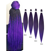 Dreadlocks Africani, Acconciatura Afro, Treccia, Extension per Capelli Hip Hop, Parrucca, Capelli Sintetici a Ciocca Singola, 12 Pollici, Fibra Resistente alle Alte Temperature