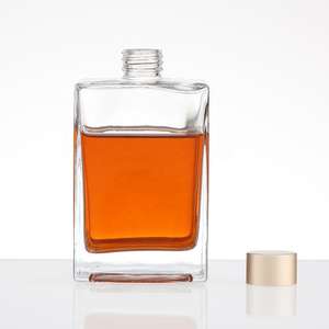 Botellas de Vidrio Cuadradas de Alta Calidad Personalizadas de 500 ml, 700 ml, 750 ml para <span class=keywords><strong>Whisky</strong></span>, Brandy, Licores y Ginebra con Corcho - Product Image 4