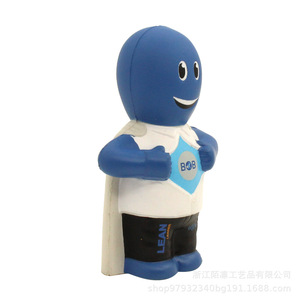 ของเล่นโฟม PU รูปซูเปอร์แมน ของขวัญแก้เครียด - Product Image 4