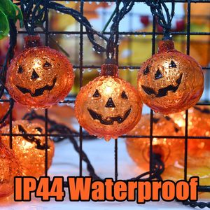 Guirnalda de Luces de Calabaza de Halloween de 8.5 Pies, 10 Linternas LED de Calabaza Transparentes, Clasificación IP65, CRI 90, Decoración Interior y Exterior - Product Image 5