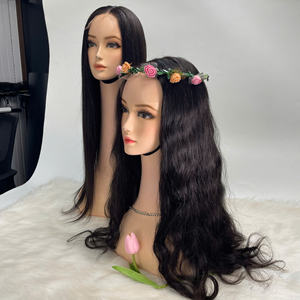 Perruque naturelle droite et ondulée naturelle-Extensions de cheveux humains vietnamiens 100% luxueux - Product Image 1