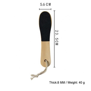 ตะไบขัดเท้าสองด้านแบบไม้ ทนทาน ใช้สำหรับขัดส้นเท้า ขจัดหนังด้าน - Product Image 5