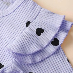 Conjunto <span class=keywords><strong>de</strong></span> Ropa para Bebé Niña Recién Nacida, 3 Piezas, Mono <span class=keywords><strong>de</strong></span> Manga Larga con Volantes y Pantalones, Talla para Bebés <span class=keywords><strong>de</strong></span> 3 a 6 <span class=keywords><strong>Meses</strong></span> - Product Image 4