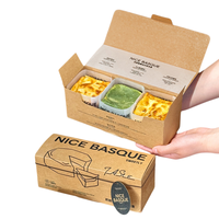 Boîte d'emballage en papier kraft en gros, boîte d'emballage coulissante 22*8*8cm, boîte en papier recyclable pour gâteaux et desserts