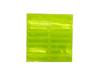 Pegatina Reflectante Rectangular Autoadhesiva, Tira Recta, Adhesivo de Seguridad para Casco de Motocicleta