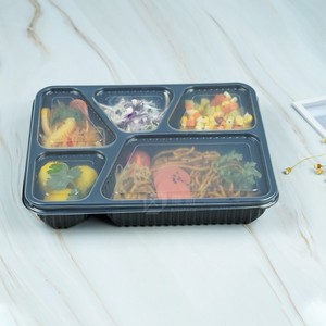 Sinh thái thân thiện PP dùng một lần <span class=keywords><strong>5</strong></span> khoang nhà hàng Dã Ngoại hộp lò vi sóng an toàn thực phẩm đóng gói container - Product Image 3