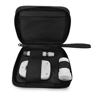 กล่องใส่เครื่องวัดระดับน้ำตาลในเลือด 15x11x4 ซม. กระเป๋าเก็บของแบบพกพาผ้าอ็อกซ์ฟอร์ดสำหรับเครื่องมือทดสอบ - Product Image 3