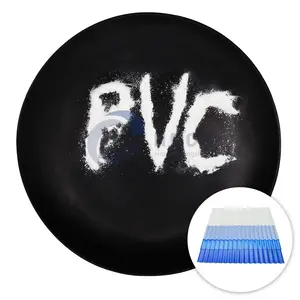 Bon prix par tonne de résine de pvc en poudre blanche rebroyée pour la production de produits en pvc rigide