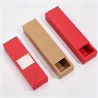 Boîtes cadeaux en papier personnalisées de haute qualité avec décorations en ficelle, cartons à tiroir coulissant pour la pâtisserie et l'emballage cadeau