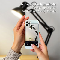 Joystar LED 7W lampe de lecture E27 interrupteur contrôle noir réglable bras long lampes de table de bureau pour l'étude des étudiants