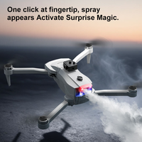 Drone RC V34 avec caméra HD, moteur brushless, retour GPS, télécommande, idéal pour débutants en photographie aérienne