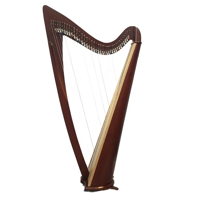 Dots&Ties 26 34 38 40 strings lever harp Professional 38-String Lever Irish Harp Instrument Tuba Type without Pedal
