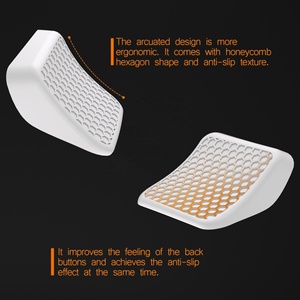 Kit de Protection des Boutons Arrière Blanc à Double Épaisseur pour Amélioration de la Prise en Main pour Console Steam Deck - Product Image 4