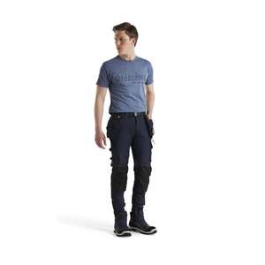 BLAKLADER - 199816448699D108 Craftsman <b>trousers</b> 4-way <b>stretch</b> X1900 Dark navy/<b>Black</b> - EAN 7330509686515 WORK <b>TROUSERS</b> - Product Image 3