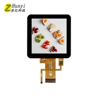 Écran TFT carré de 4.0 pouces Résolution 720x720 Interface MIPI Transflective Lisible par la lumière du soleil Écran tactile semi-transparent LCD
