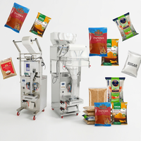 Multifunctionele automatische zakjesvul-, verpakkings- en verzegelmachine van hout voor specerijenpoeder/noten/graan/rijst/suiker