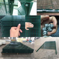 Clôture de sécurité anti-escalade à prix réduit, maille grillagée transparente à trous moyens 76,2x25,4mm pour l'Afrique du Sud