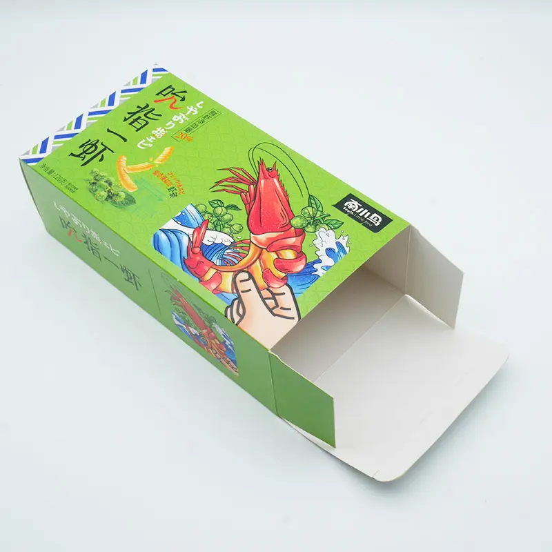 食品グレードのカスタマイズされたアイボリー段ボール紙包装ボックスエンボスUVオフセット印刷カラーボックス