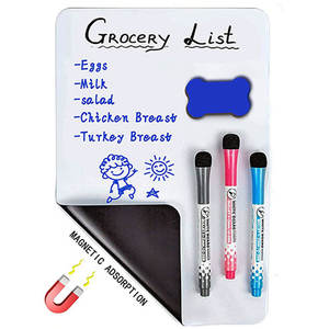 Petite <span class=keywords><strong>feuille</strong></span> de tableau blanc magnétique effaçable à sec pour réfrigérateur, tableau blanc pour cuisine - Product Image 1