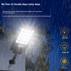 Lampioni Solari da Esterno con Telecomando, Sensore di Movimento, Impermeabili IP66, Illuminazione dal Tramonto all'Alba per Giardino - Product Image 4