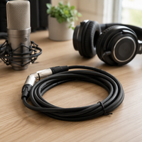 Câble de microphone professionnel XLR vers XLR Yinyu MC054 avec conducteurs OFC et connecteurs métalliques pour studio et sonorisation en direct