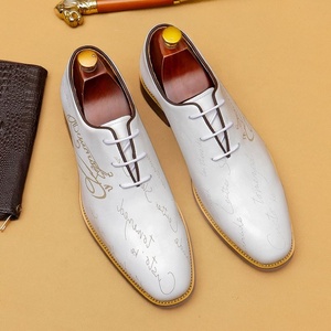 Chaussures Oxford pour hommes, style mariage, autres matériaux, bout fermé, légères, antidérapantes, automne, design simple et rétro - Product Image 2
