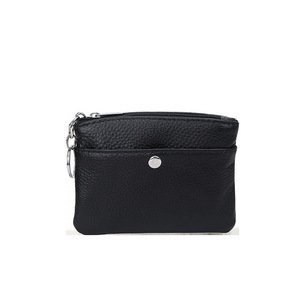 Cartera de Mano Pequeña con Cierre de Cuero Genuino <span class=keywords><strong>para</strong></span> Mujer, Mini Bolsa de Piel de Vaca de Primera Capa <span class=keywords><strong>para</strong></span> Guardar Llaves y Tarjetas - Product Image 5