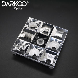 عاكس ضوء LED للشبكة الأمامية مع حامل، مقاس 38*38 ملم، عاكس مربع صغير الحجم - Product Image 1